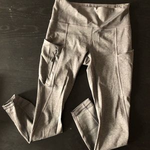Athleta grey high right leggings